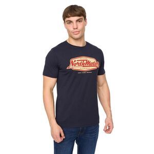 Crosshatch Mens Hellmere T-Shirt / Navy